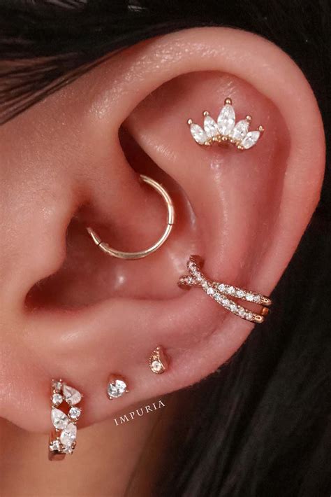 44 Of The Most Popular Ear Piercing Curation Ideas Impuria Ear