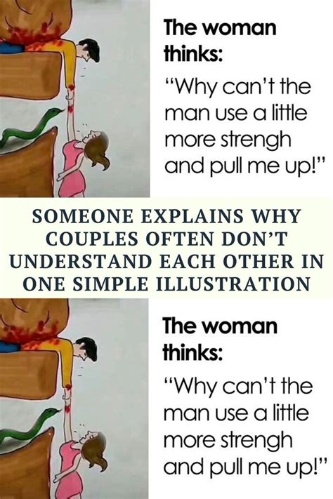 someone explains why couples often don t understand each other in one simple illustration wtf