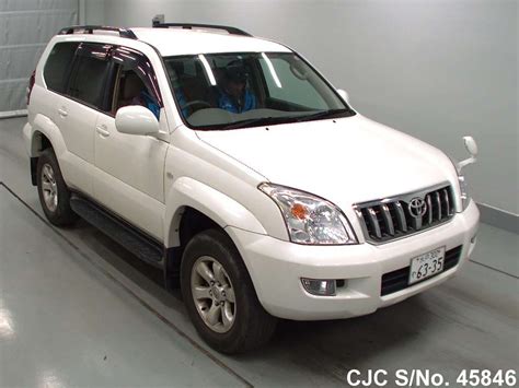 Export paperwork, shipping to any major port. 2008 Toyota Land Cruiser Prado Pearl for sale | Stock No. 45846 | Japanese Used Cars Exporter