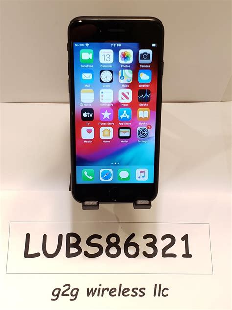 Apple Iphone 7 Unlocked A1660 Black 128 Gb Lubs86321 Swappa