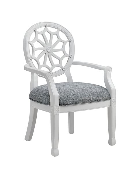 Find & download free graphic resources for spider web. Powell Furniture Spider Web Back Accent Chair, White | eBay