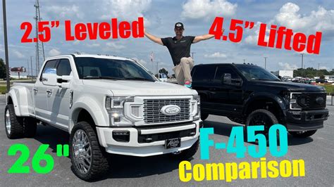 Ford F450 Reserve Edition Trucks On 26s 25 Leveled Platinum Vs 45
