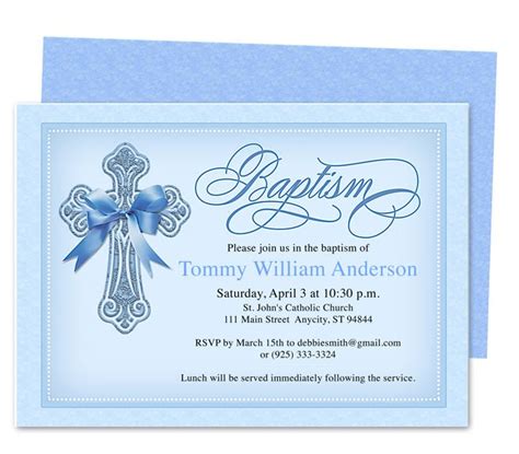 Order invitations and if the date (or venue) changes we will reprint your order free. Pin by The Funeral Program Site on Printable Baby Baptism ...