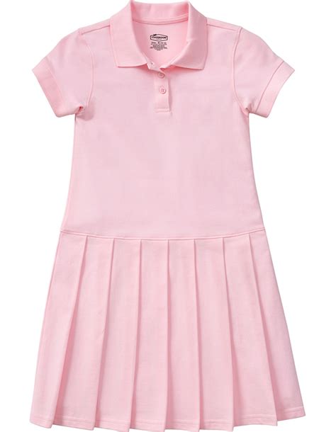 Classroom Uniforms 54122 Girls Short Sleeve Pique Polo Dress