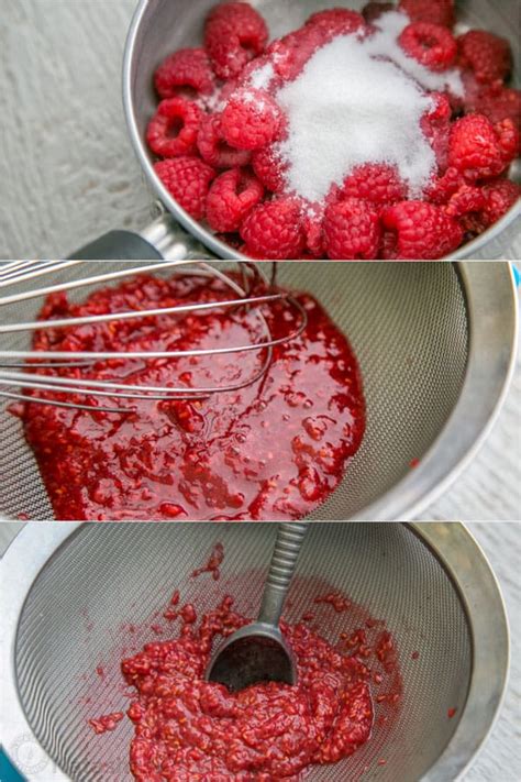 Fold whipped cream into white chocolate mixture. easy raspberry mousse cake filling
