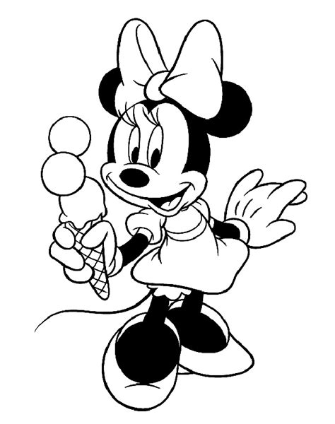 Gambar Mewarnai Mickey Mouse Gambar Putih