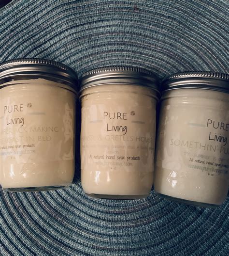 Strong Scented Soy Candles Pure Living
