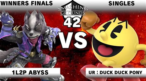 Smashing Grounds 42 Winners Finals Ur Duckduckpony Pac Man V 1l2p