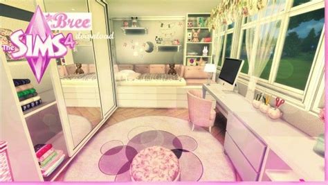 Pandashtproductions Bree Pink Girls Room By Rissy Rawr • Sims 4