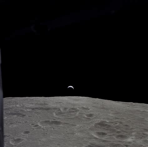 Earth As Seen By Apollo 12 Moon Nasa Science