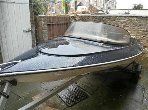 Simms Super V Speed Boat And Galvanised Trailer No Engine For Sale