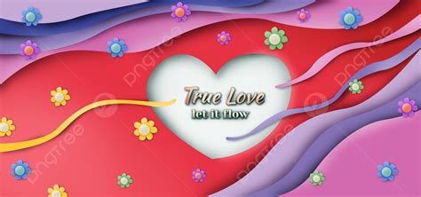 True Love Flow Paper Cut Background Love Paper Paper Cut Background Image And Wallpaper For