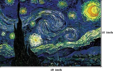 Starry Night By Vincent Van Gogh Fine Art Print Vincent Van Gogh