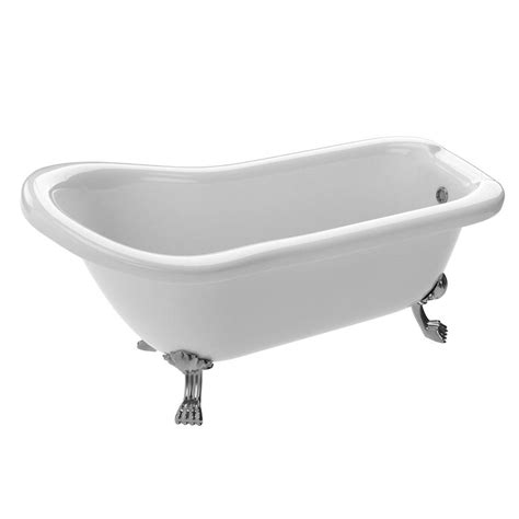 Buy bath tub online at best price from our modern bathtubs for sale. MAAX Orchestra 5 ft. Freestanding Front Drain Bathtub in ...