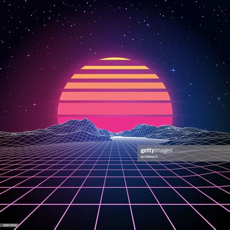 Retro 80s Background Vector Art Getty Images