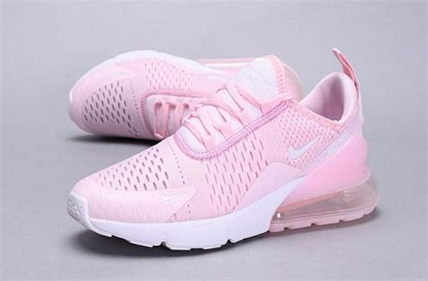 Womens Nike Air Max 270 Flyknit Pink White Ah6789 601 Girls Running