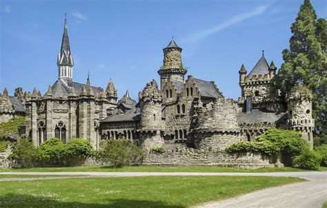 Wallpaper Castle Germany Architecture Kassel Levenburg Lions