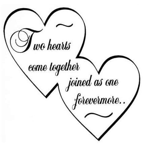 Two Hearts Joined Love Wedding Unmounted Rubber Stamp