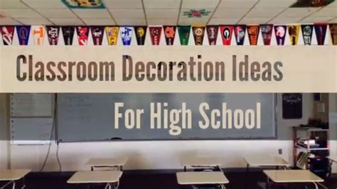 31 Creative Classroom Decoration Ideas For High School