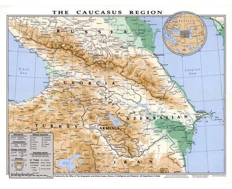 Maps Of Caucasus And Central Asia Collection Of Maps Of Caucasus And