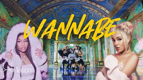 Itzy Wannabe Feat Nicki Minaj Doja Cat Mv Youtube
