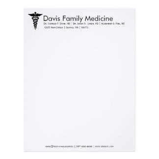 We found some designs that perfectly match your interest in medical letterhead templates. Doctor Letterhead | Zazzle