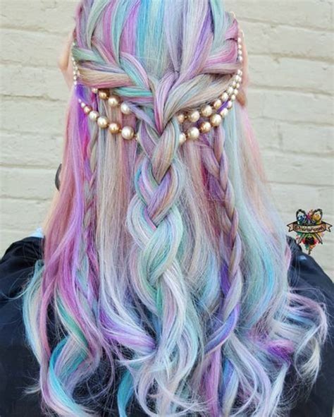 Short hairstyles color ideas, if you have long hair, dark and light ombre is the right color choice for. 70 Breathtaking Mermaid Hairstyles That Are Vibrant