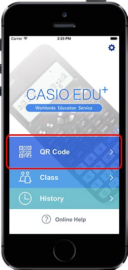 Online visualization service using qr code. WES Worldwide Education Service - CASIO