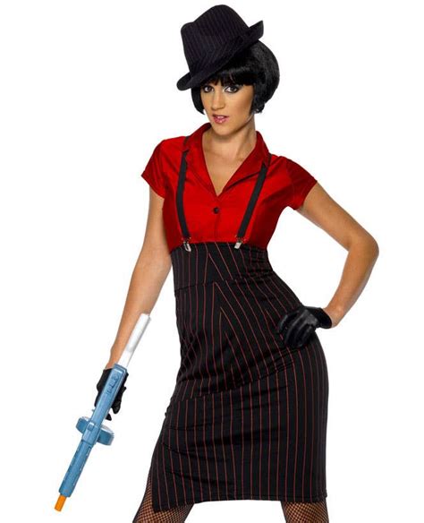 Womens Sexy Gangster Costume 1920s Gangster Fancy Dress Costumes Halloween Costumes Fancy