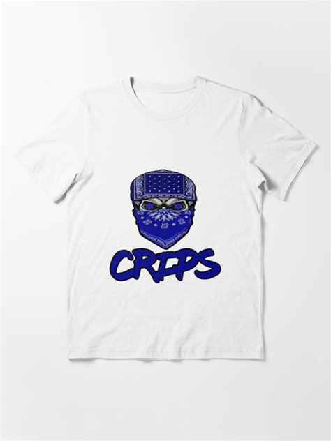 Skull Gang Crips T Shirt For Sale By 4e Hokage Redbubble Crips T Shirts Usa T Shirts
