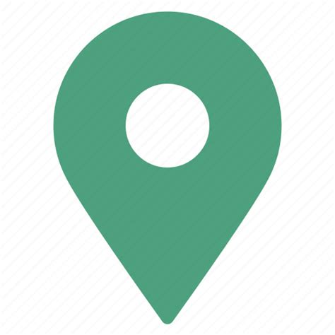 Gps Green Location Marker Navigation Pin Pointer Icon