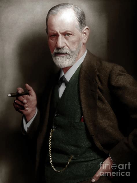 Sigmund Freud Colorized 20170520 Photograph By Wingsdomain Art And
