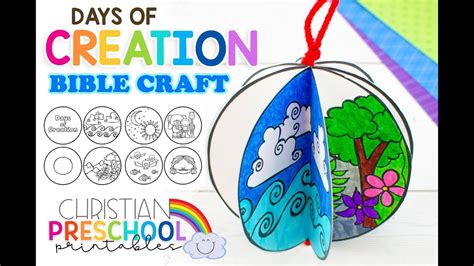 Days Of Creation Bible Craft For Kids Youtube