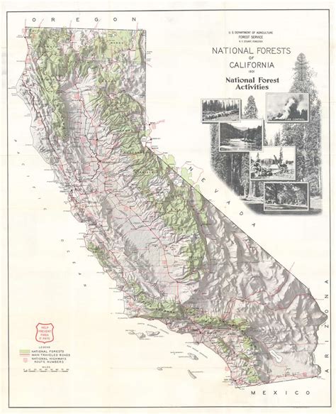 Ca National Forest Map