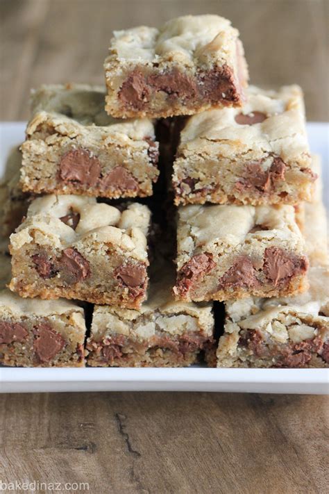 Chewy Chocolate Chip Cookie Bars Baked In Az