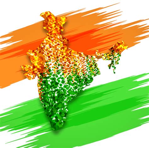 Indian Independence Day India Transparency Map For Independence Day 15