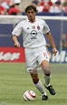 Hernan Crespo of AC Milan in action during the Champions World Series ...