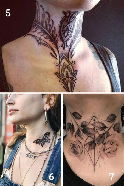 should i get female neck tattoos {we say yes } tattooglee neck tattoos women neck tattoo