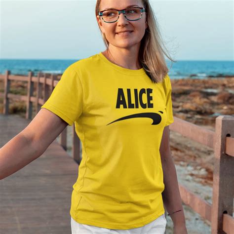 T Shirt Femme Alice De Nice Idée Cadeau Original