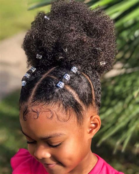 The cute little ringlets that fall on the for basic styling, you can always make use of some styling hair mousse for kids' hair. 15 Easy Kids Natural Hairstyles | Black Beauty Bombshells