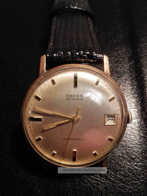 Anker is exclusively distributed by directed electronics australia and new zealand. Anker 25 Rubis (jewels) Automatic Vergoldet Deutsche Uhr.