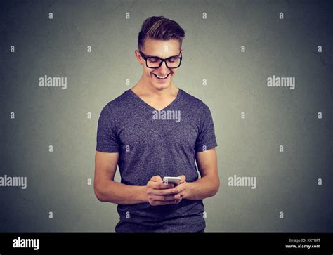 Handsome Guy Wearing Glasses Hi Res Stock Photography And Images Alamy