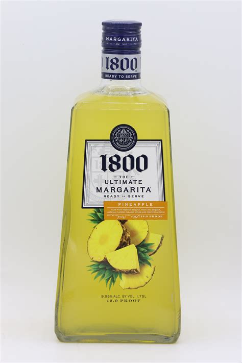 1800 Ultimate Pineapple Margarita 175l Wachusett Wine And Spirits