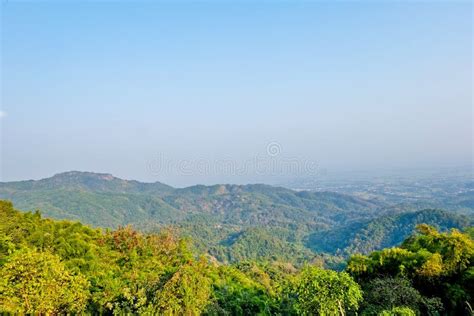 Landscaped View Blue Sky And Mountain Stock Image Image Of Thailand