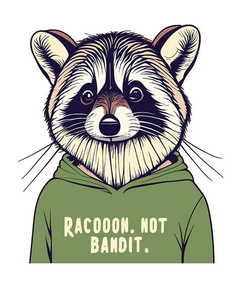 Raccoon Raccoon Baby Raccoon Not Bandit Digital Art By Steven Zimmer