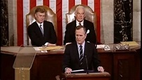 George H.W. Bush-State of the Union Address (January 28, 1992) - video ...