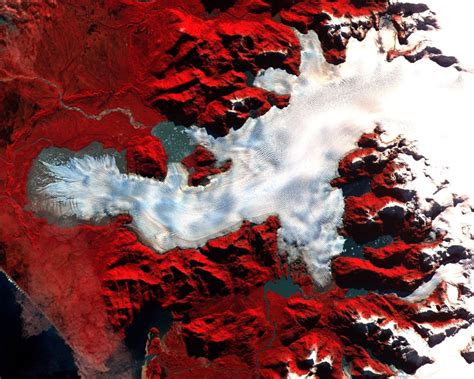 Aster Satellite Image Patagonia Chile Satellite Imaging Corp