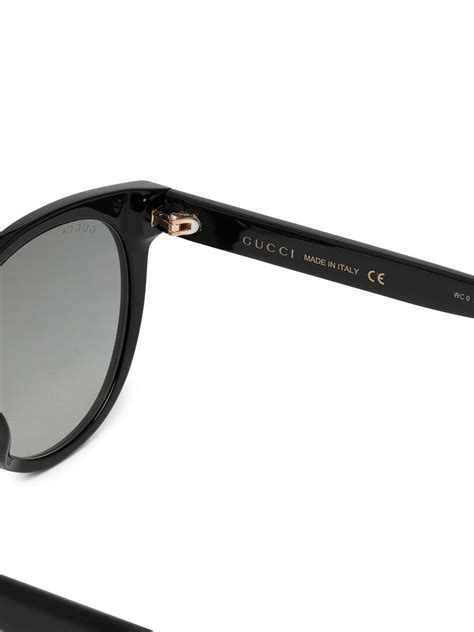 Gucci Eyewear Interlocking G Round Frame Sunglasses Farfetch