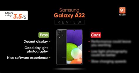 Samsung Galaxy A22 5g Review With Pros And Cons News Update