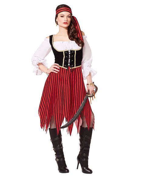 Pirate Penny Womens Adult Buccaneer Halloween Costume Fast Free